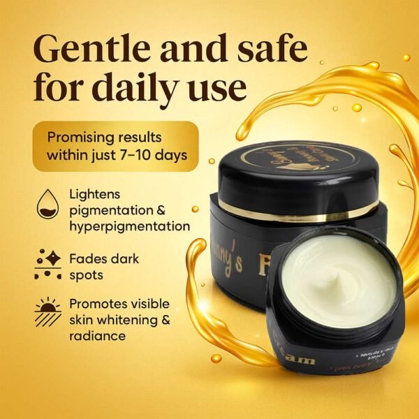 Lightens pigmentation hyperpigmentation